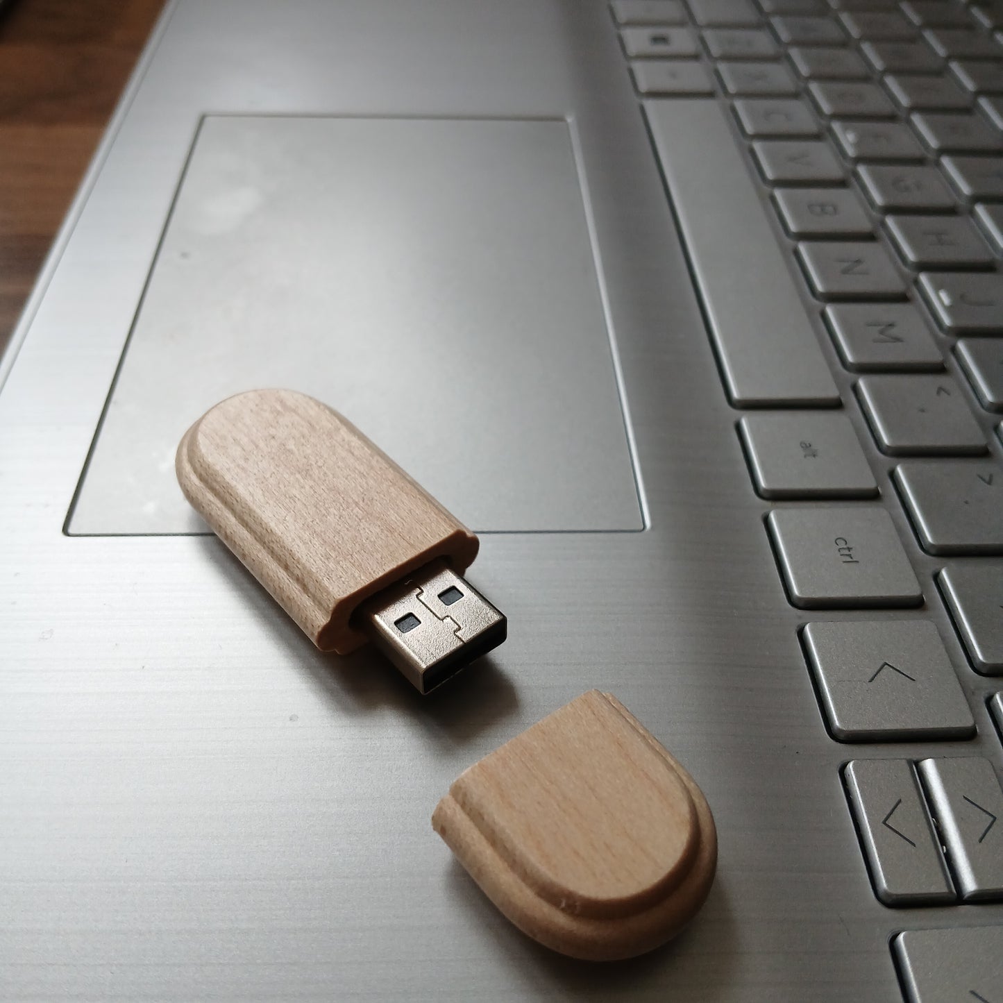 120GB Maple Colour Wooden USB Memory Stick with Box