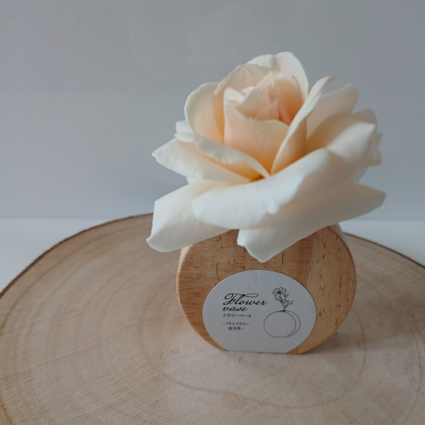 Wooden Flower Vase for Decoration