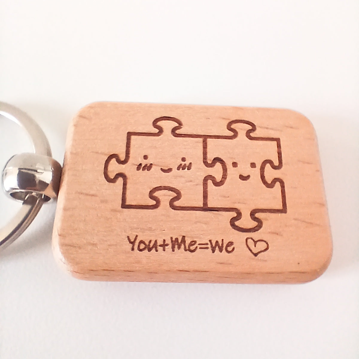 LOVE SERIES YOU PLUS ME EQUAL TO ME KEY RING