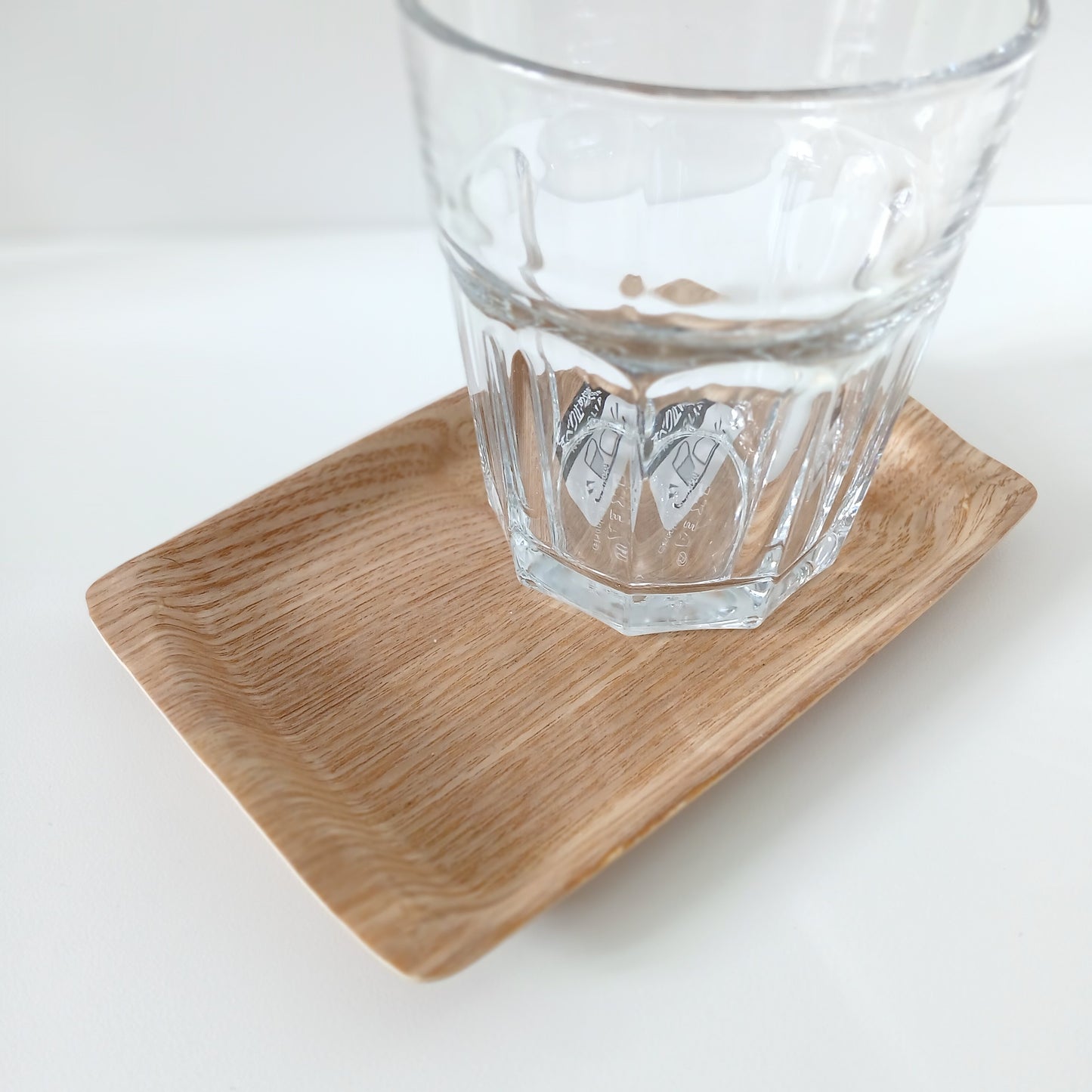 Non-Slip Wooden Coffee Tray