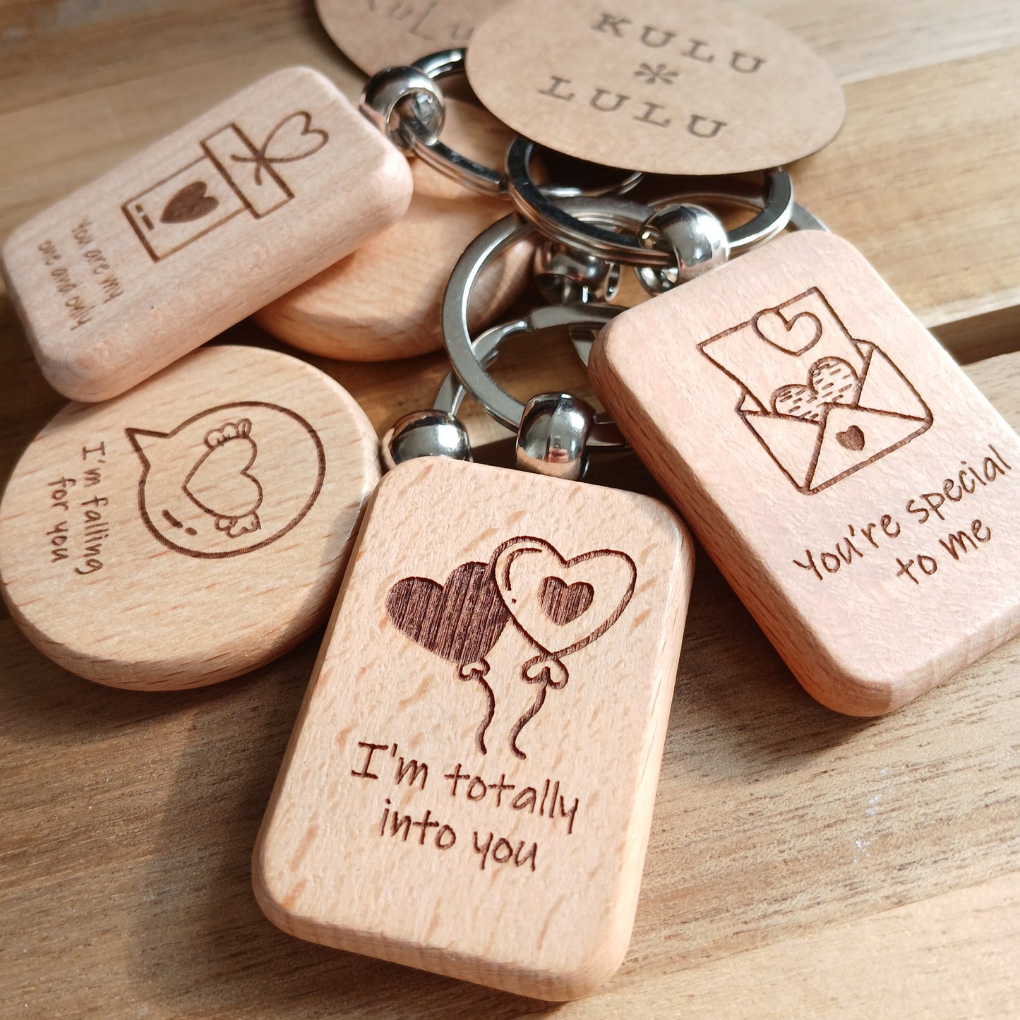 LOVE SERIES I AM TOTALLY INTO YOU YOU KEY RING