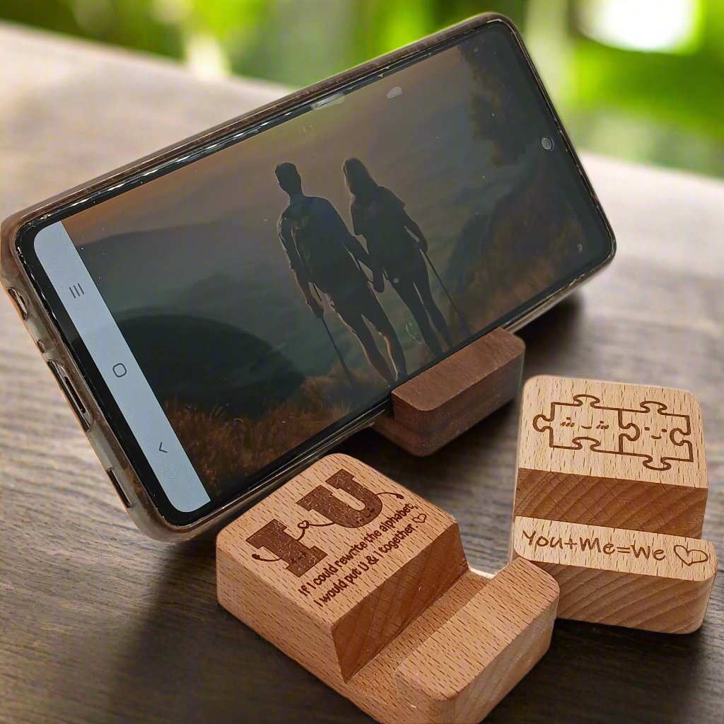 Personalised Mobile Phone Stand Holder (Small)