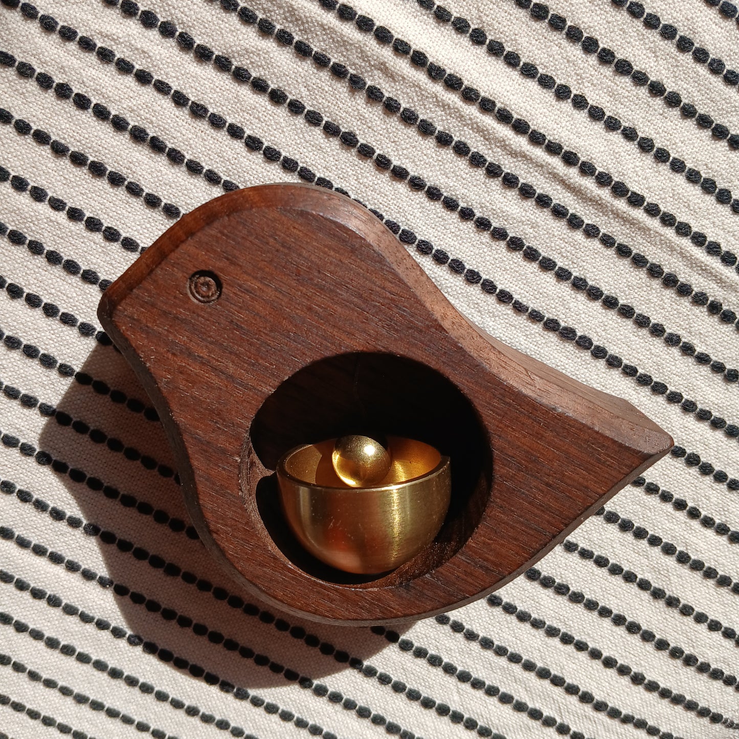 Wooden Dopamine Bird Shape Door Bell