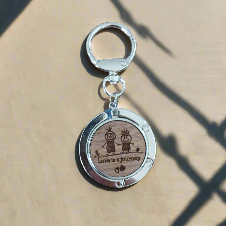 Bag Hanger with Key Ring
