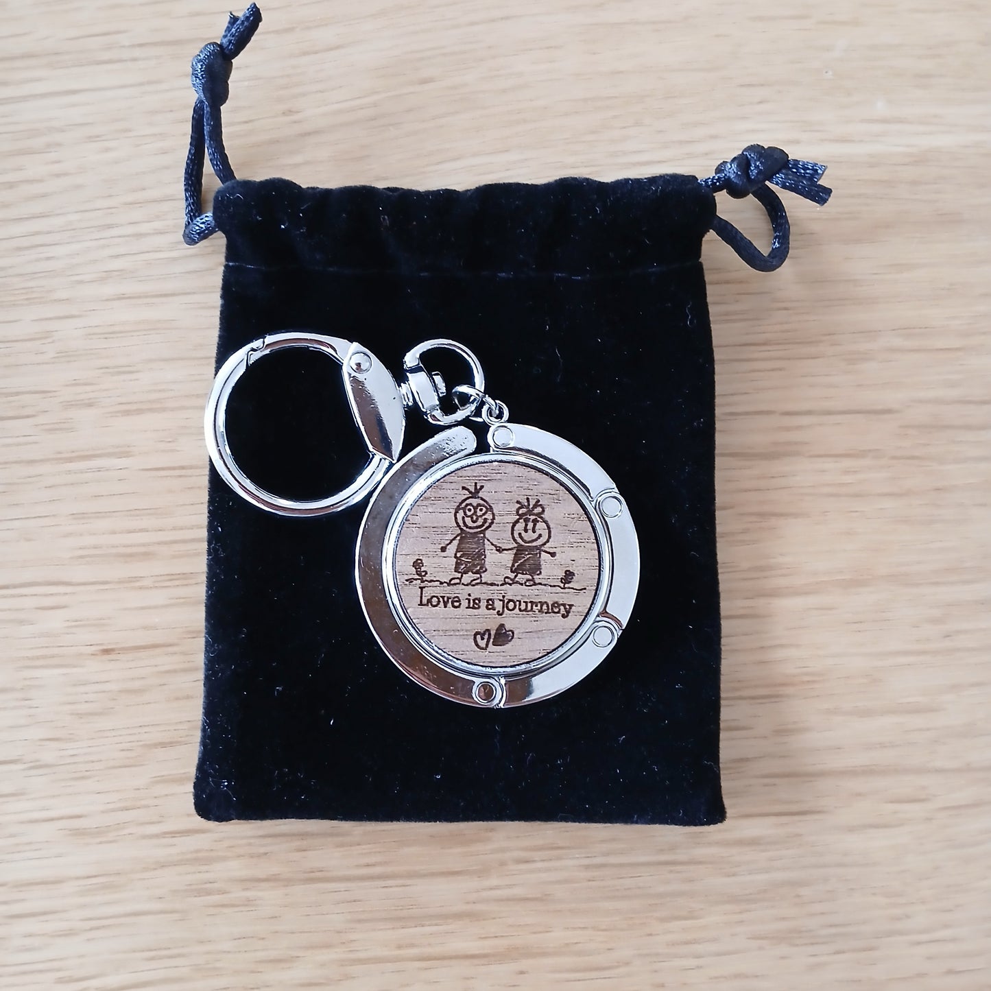 Bag Hanger with Key Ring