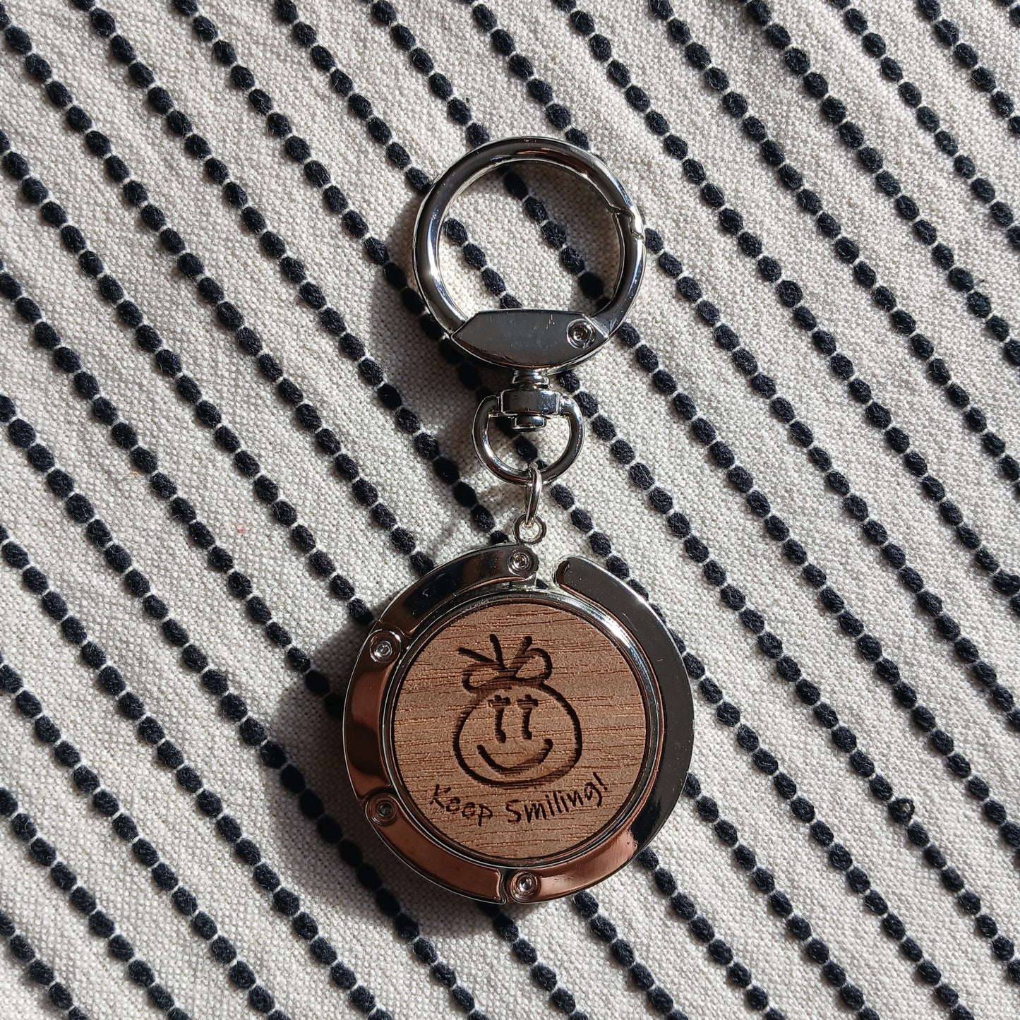 Bag Hanger with Key Ring