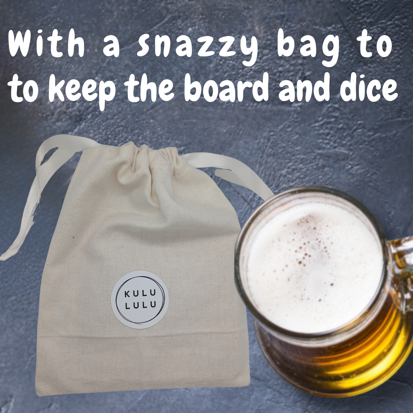 Personalised Drinking dice game