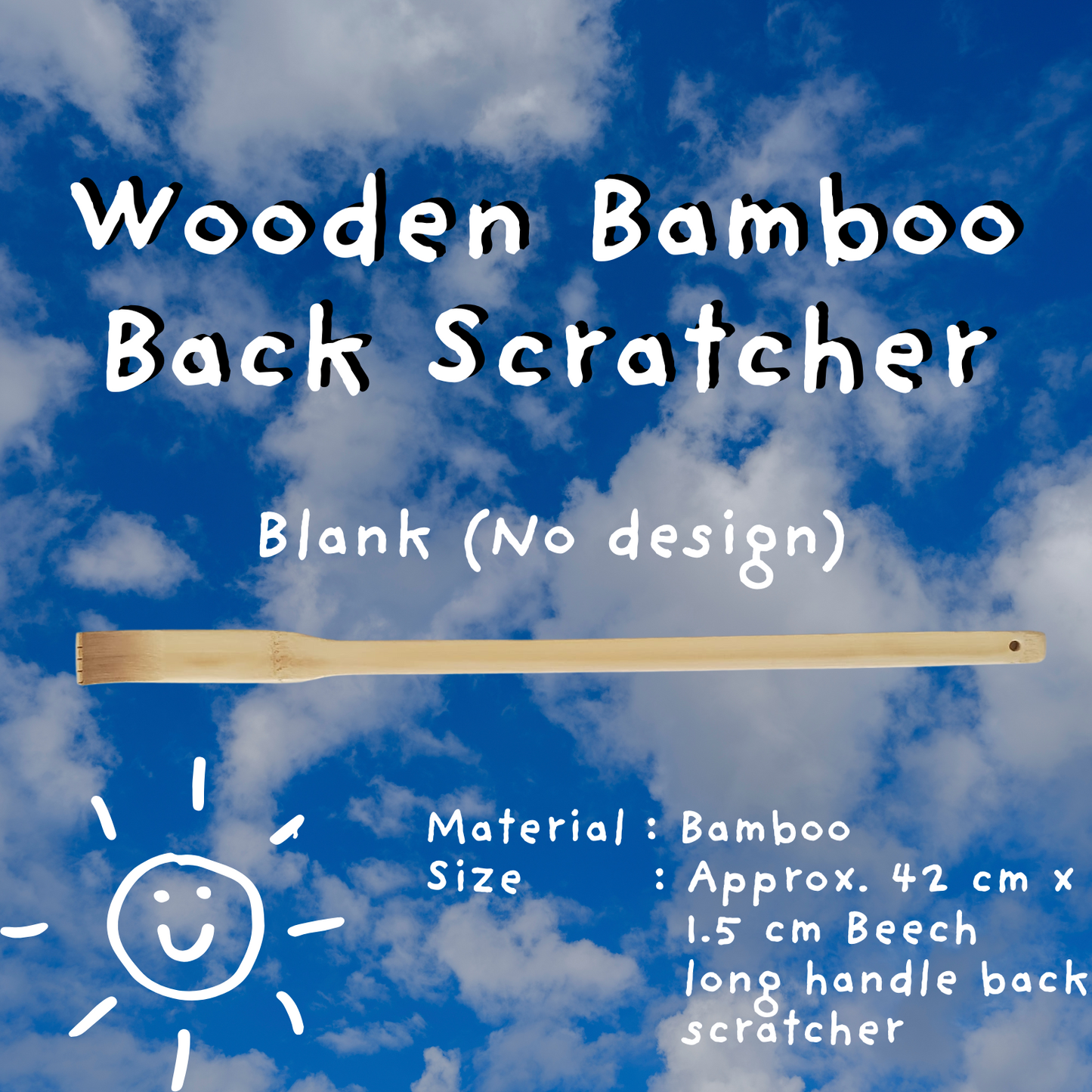 Wooden Bamboo Back Scratcher