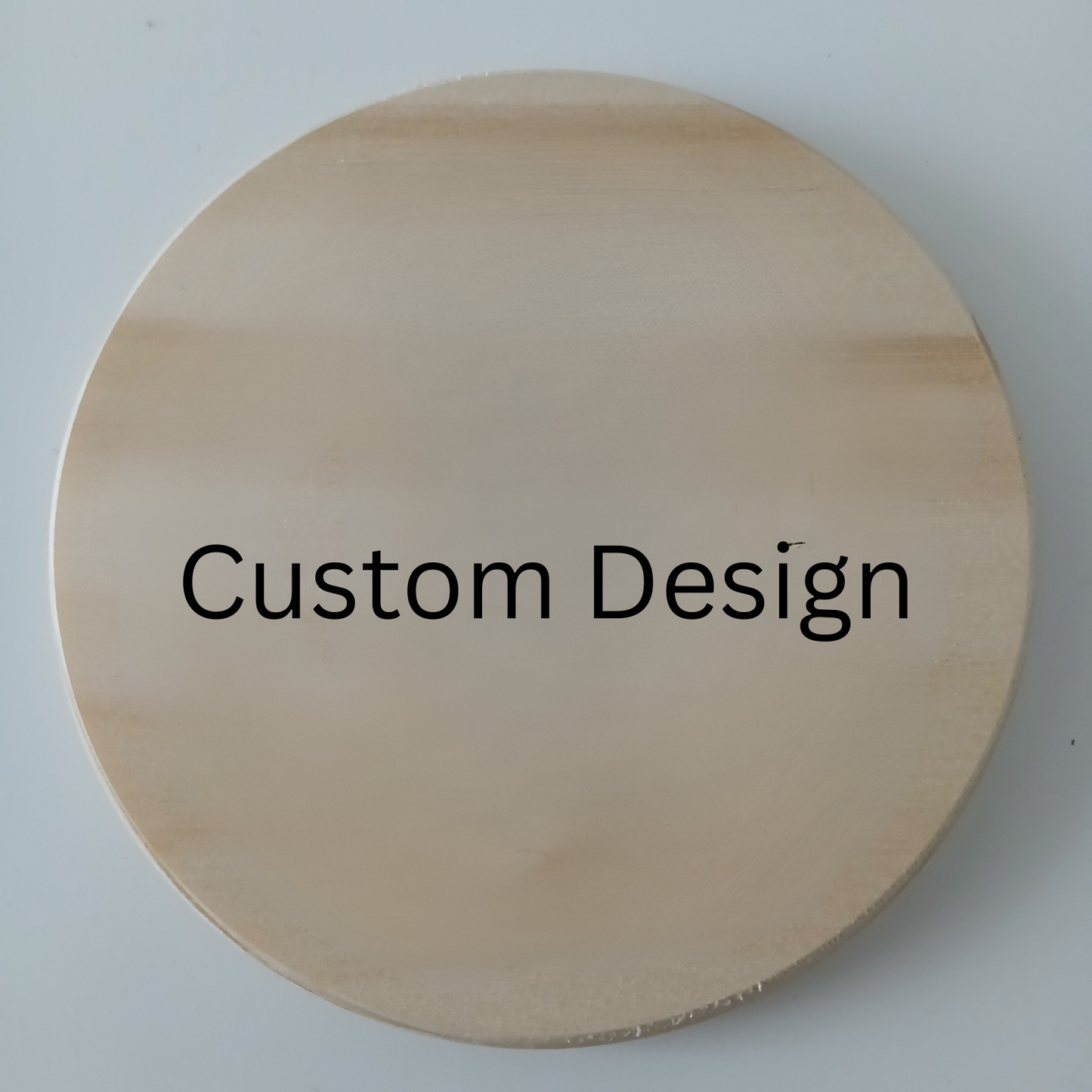 DON'T WORRY BEER HAPPY Wooden Round Coasters (Design 1)