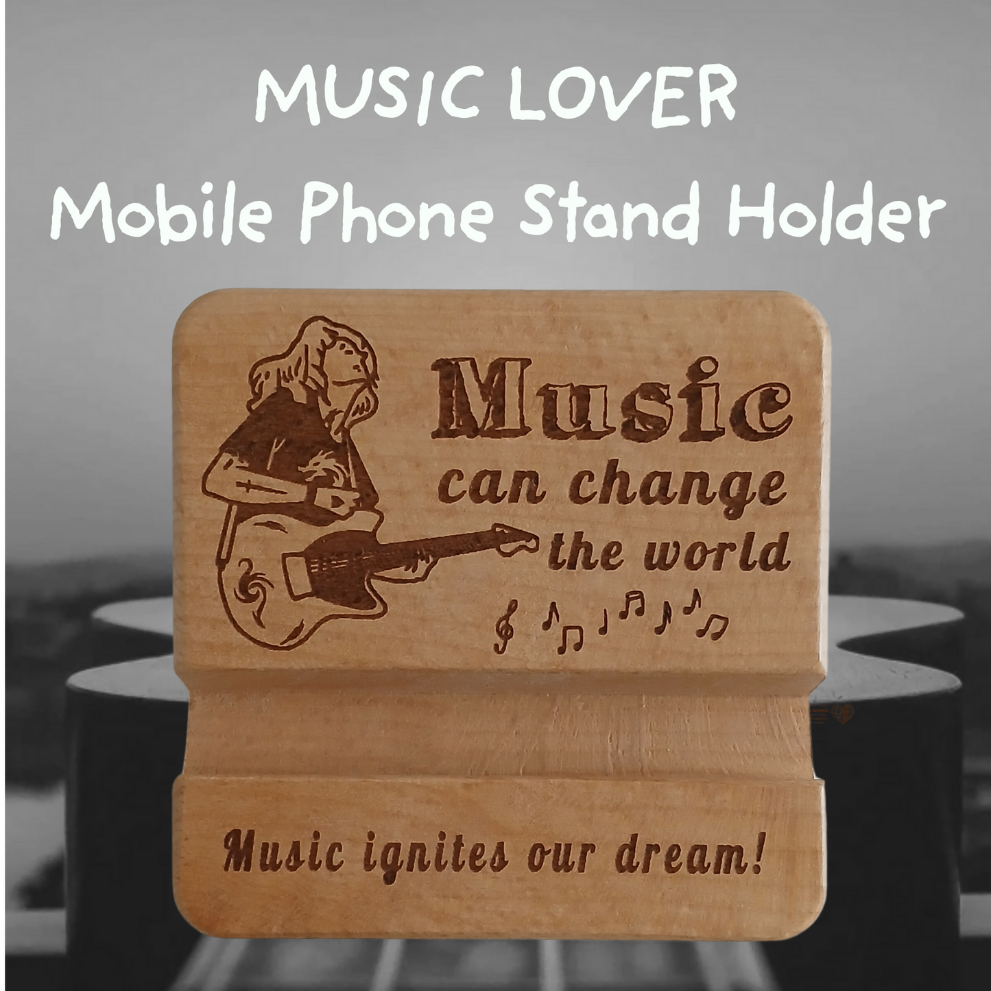 Music can change the World Mobile Phone Stand Holder