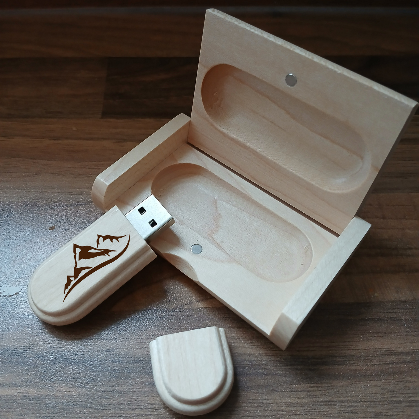 Personalised 120GB Wooden USB Memory Stick