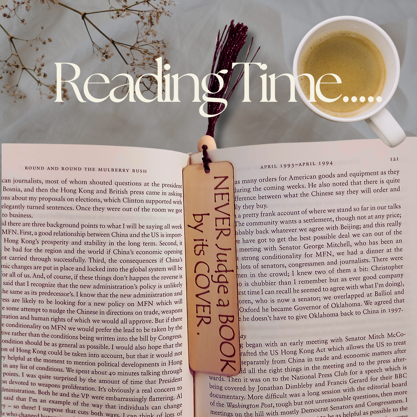 Wooden Bookmark