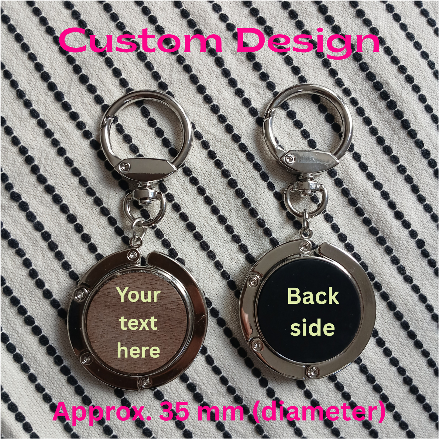 Bag Hanger with Key Ring
