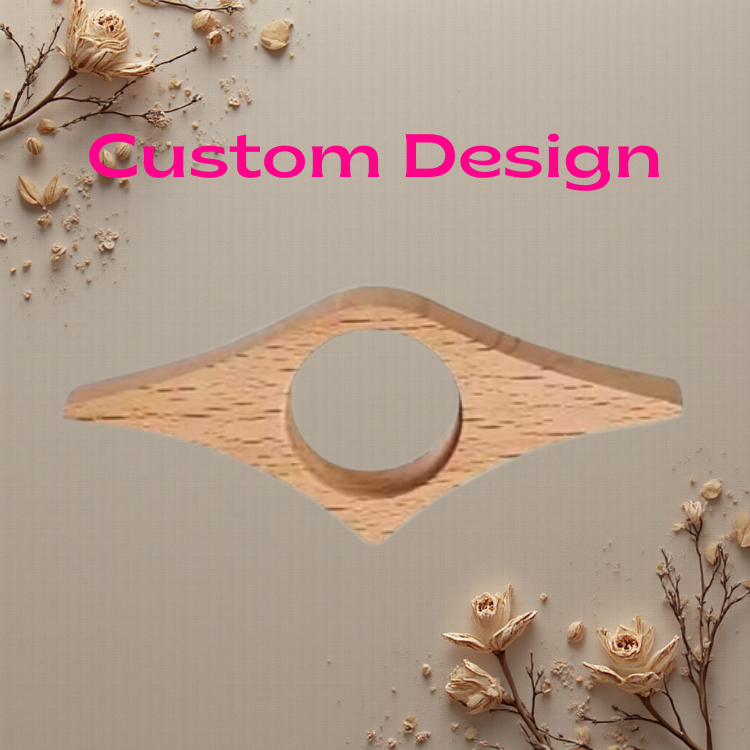 Wooden Thumb Bookmark Book Holder