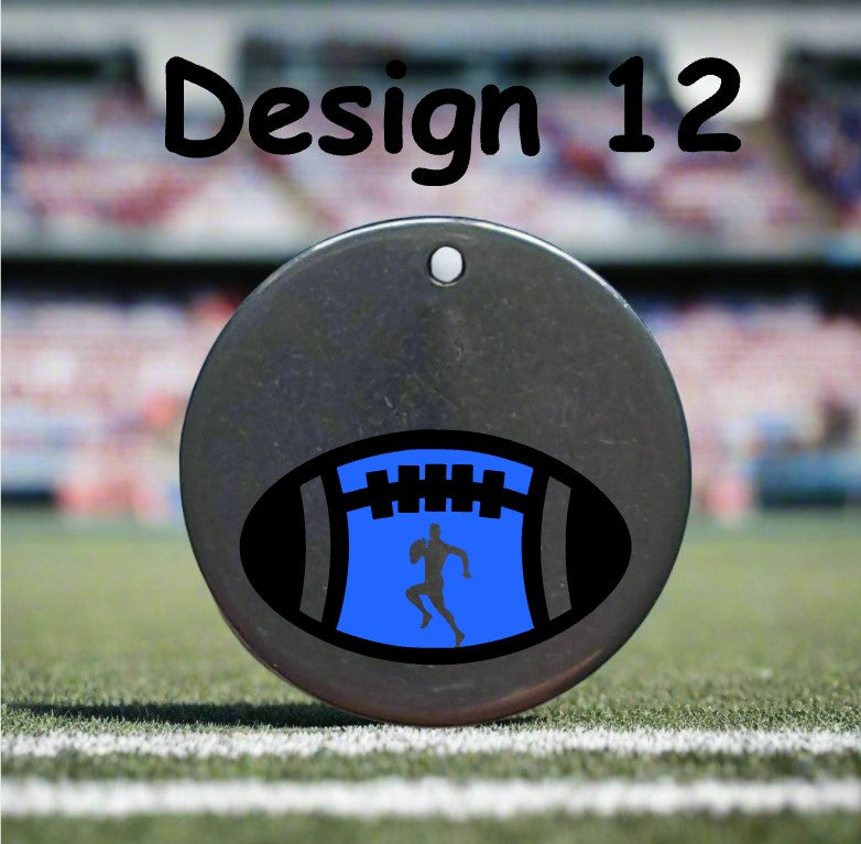 Personalised Wine Glass Identifier Set with 12 Different Favourite Rugby Patterns