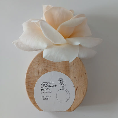 Wooden Flower Vase for Decoration
