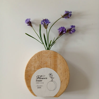Wooden Flower Vase for Decoration