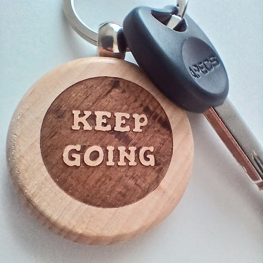 KEEP GOING Key Ring for Gifts and Souvenir
