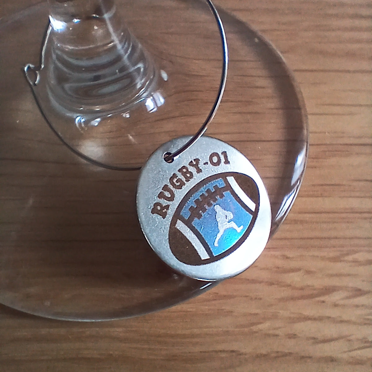 Wine Glass Identifier Set - "Rugby" Series