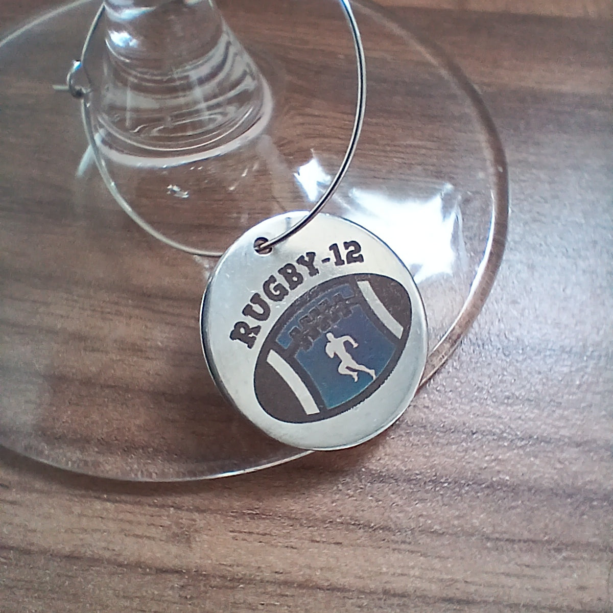 Wine Glass Identifier Set - "Rugby" Series