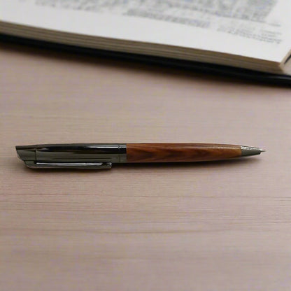 Metal Ball Pen with Wood Barrel