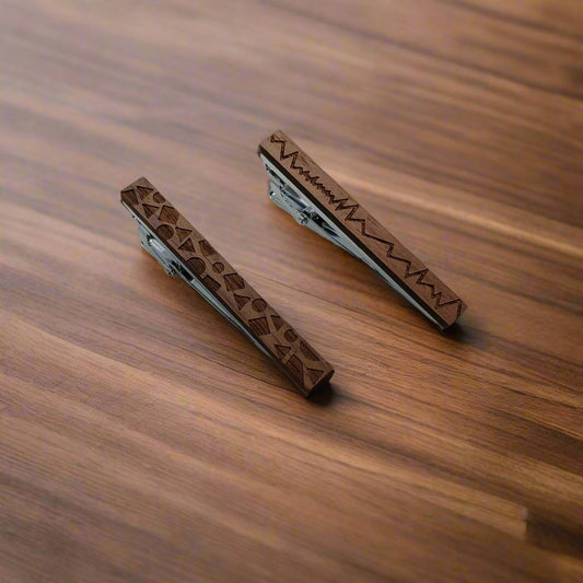 Wooden Fashionable Tie Slide