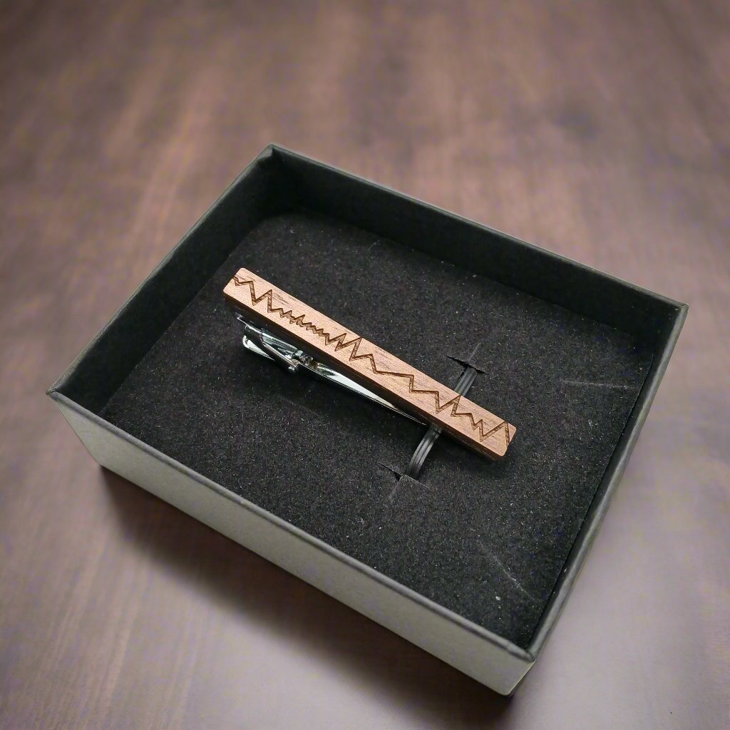 Wooden Fashionable Tie Slide