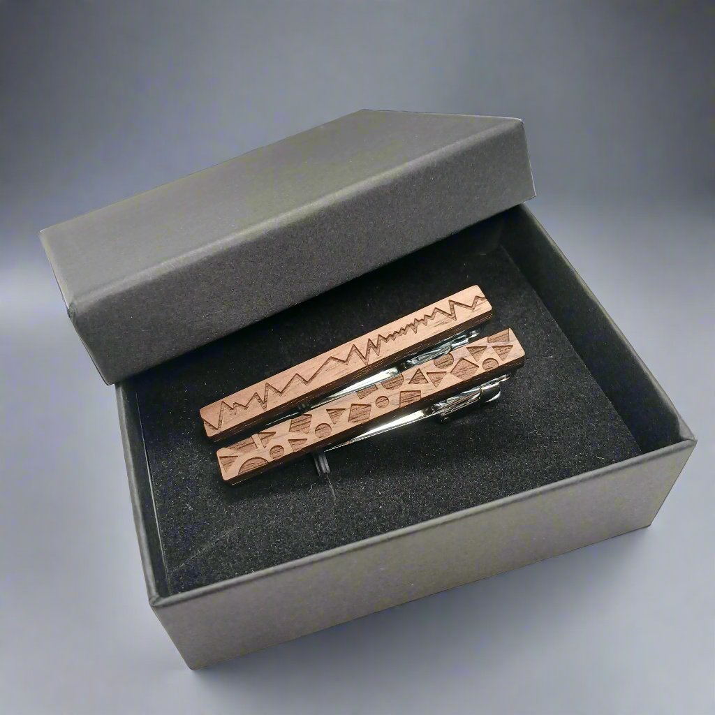 Wooden Fashionable Tie Slide