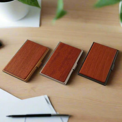 Wooden Business Card Box
