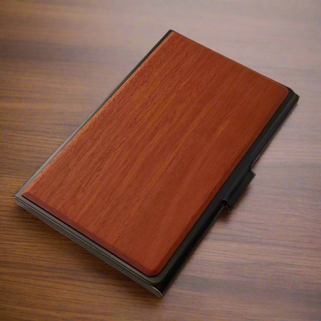 Wooden Business Card Box