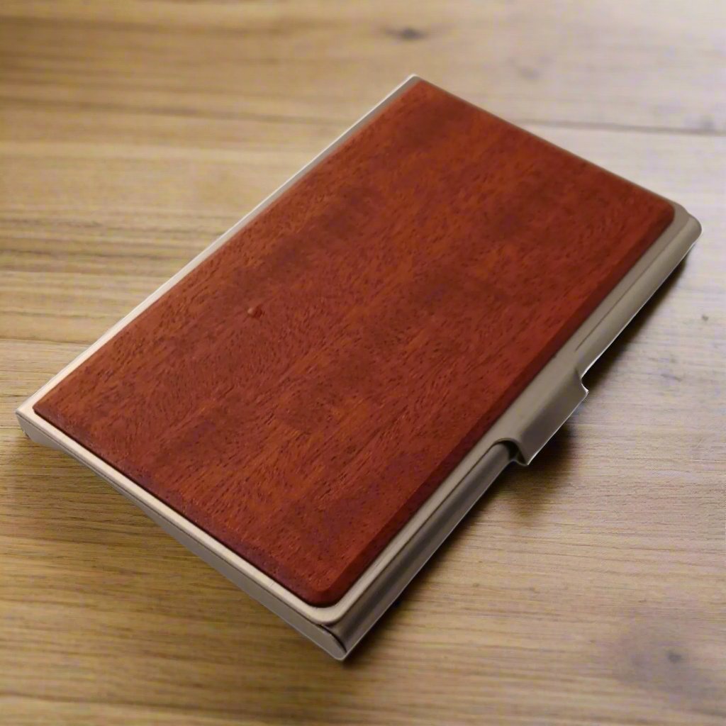 Wooden Business Card Box