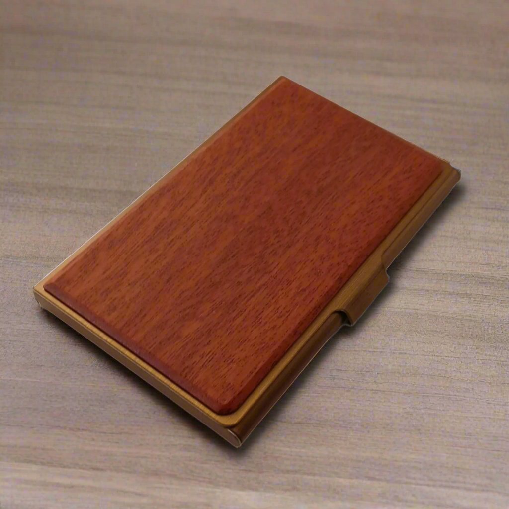 Wooden Business Card Box