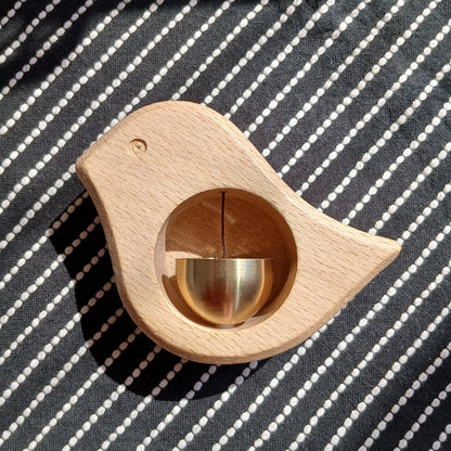 Wooden Dopamine Bird Shape Door Bell
