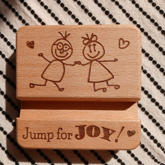 JUMP FOR JOY MOBILE PHONE STAND HOLDER
