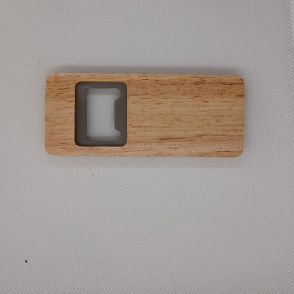 DON'T WORRY BEER HAPPY WOODEN BOTTLE OPENER