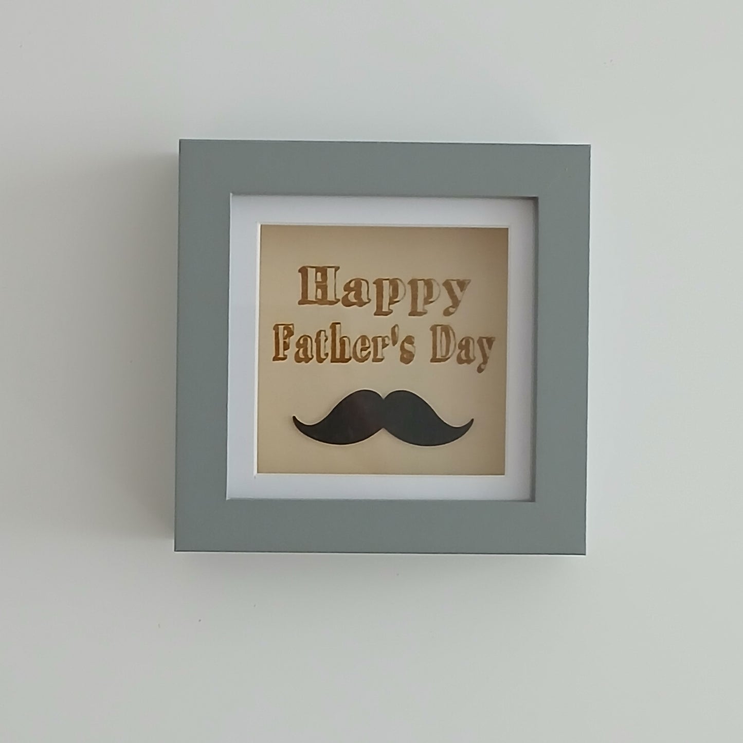 HAPPY FATHER'S DAY ARTWORK WOOD FRAME