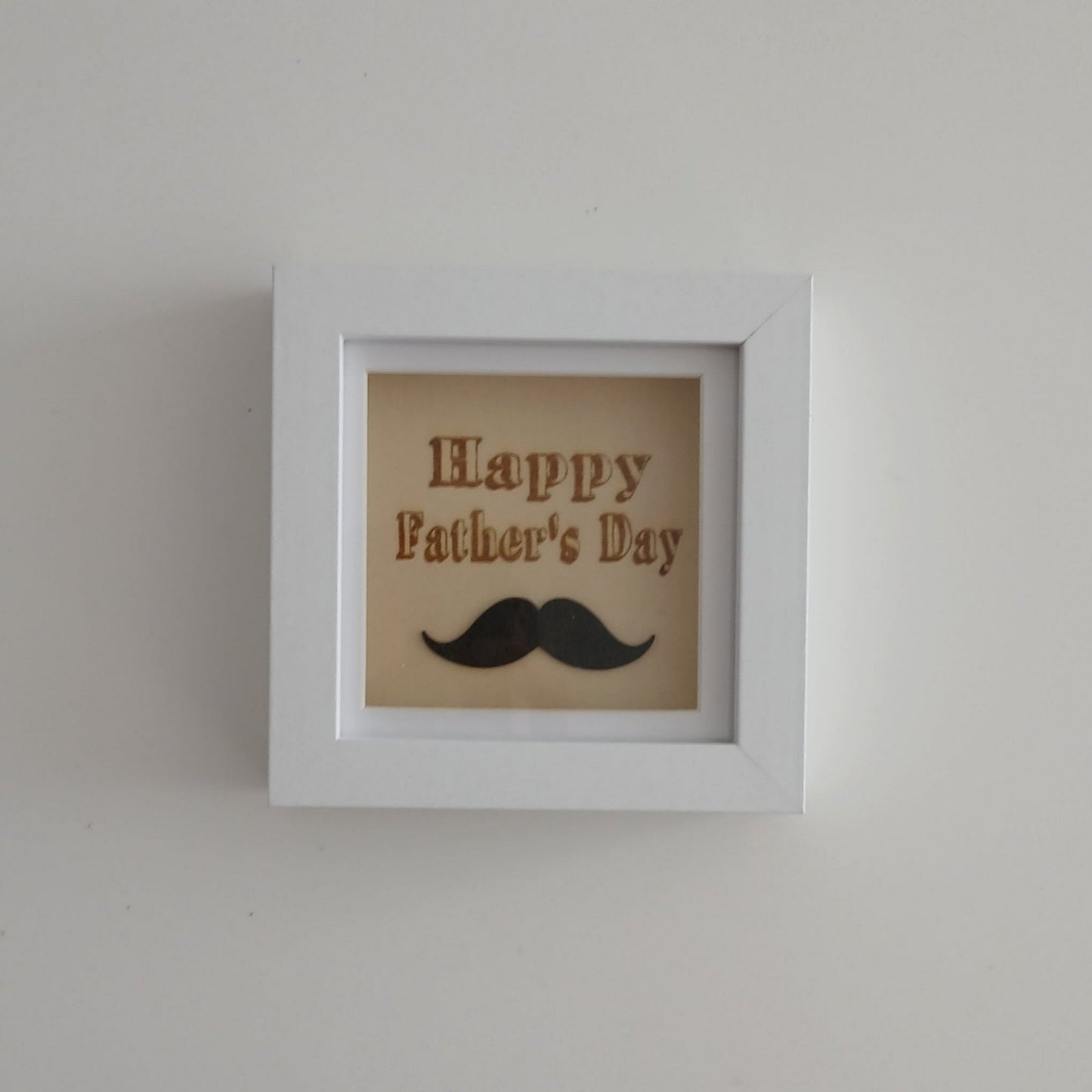 HAPPY FATHER'S DAY ARTWORK WOOD FRAME