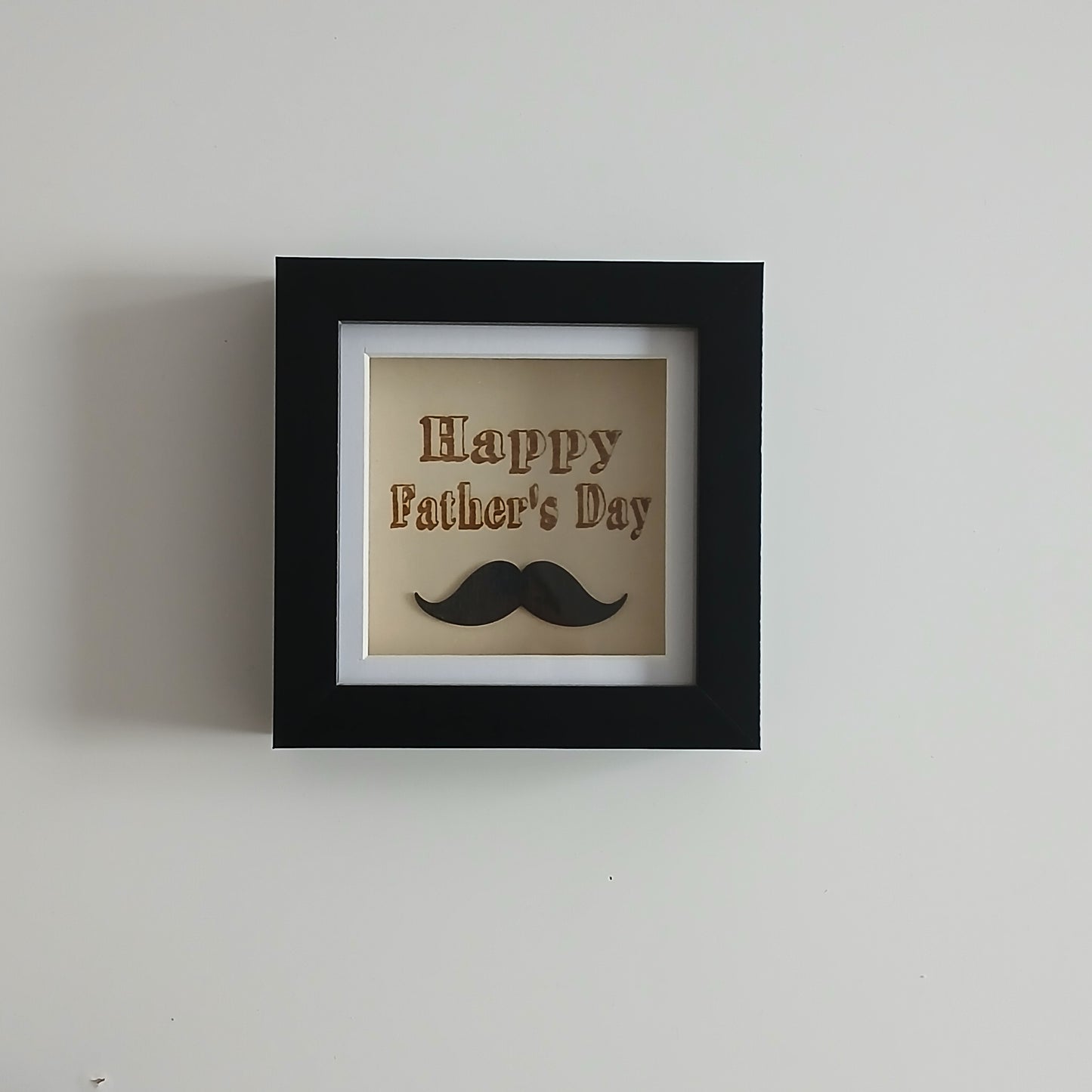 HAPPY FATHER'S DAY ARTWORK WOOD FRAME