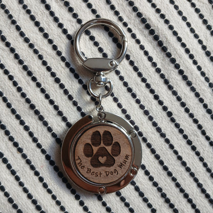 Bag Hanger with Key Ring