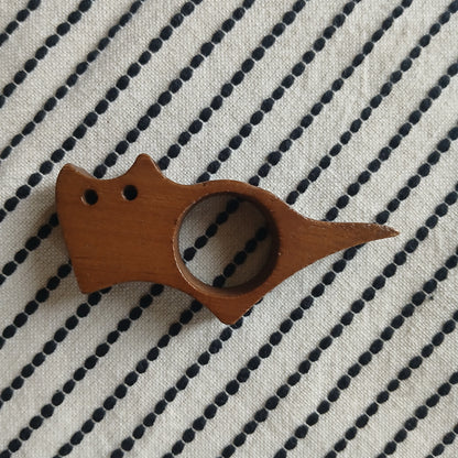 Wooden Thumb Bookmark Book Holder