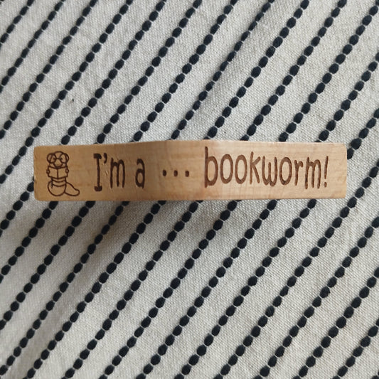 Wooden Thumb Bookmark Book Holder