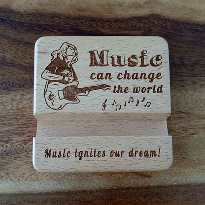Music can Change the World Mobile Phone Stand Holder