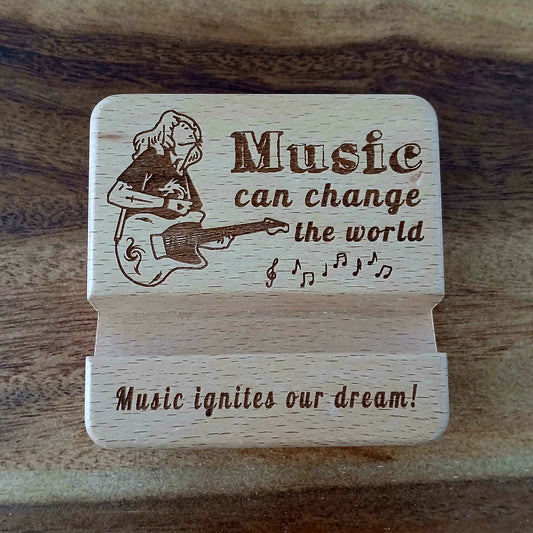 Music can Change the World Mobile Phone Stand Holder