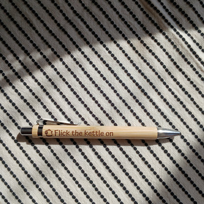Wooden Engraved Pen for Gifts and Souvenirs