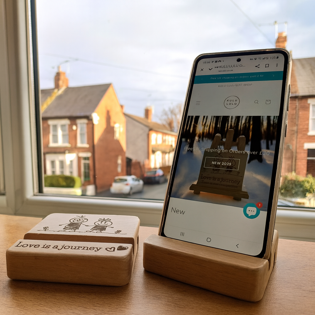 Personalised Mobile Phone Stand Holder (Large)