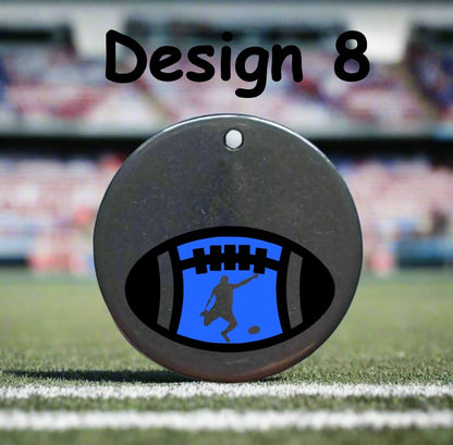Personalised Wine Glass Identifier Set with 12 Different Favourite Rugby Patterns