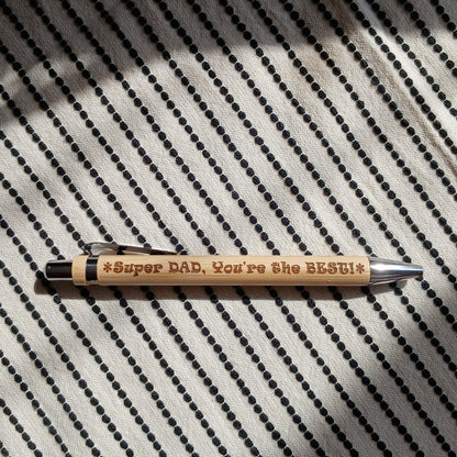 Wooden Engraved Pen for Gifts and Souvenirs